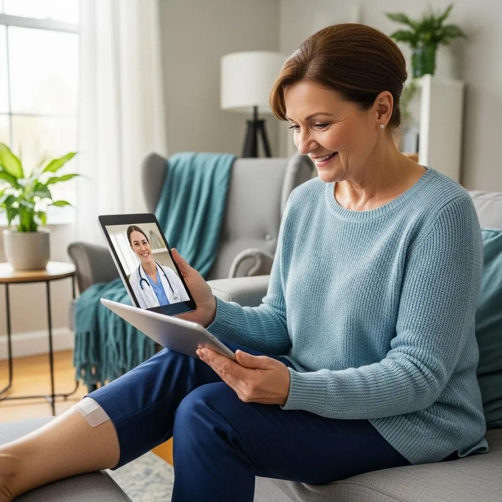 Patient journey in mobile wound care with telehealth technology and personalized care