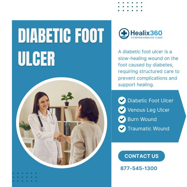 Healthcare professional explaining Medicare Part B coverage for mobile wound care services to a patient