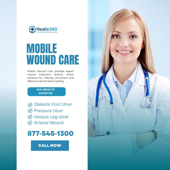 Healthcare worker practicing proper hand hygiene to prevent infections in wound care